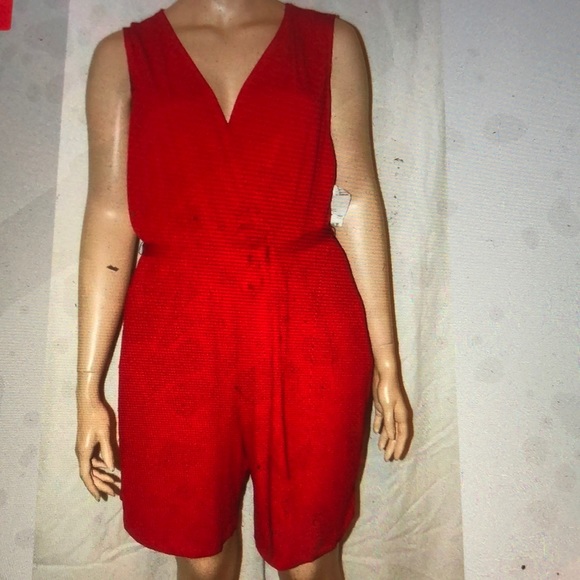red romper womens